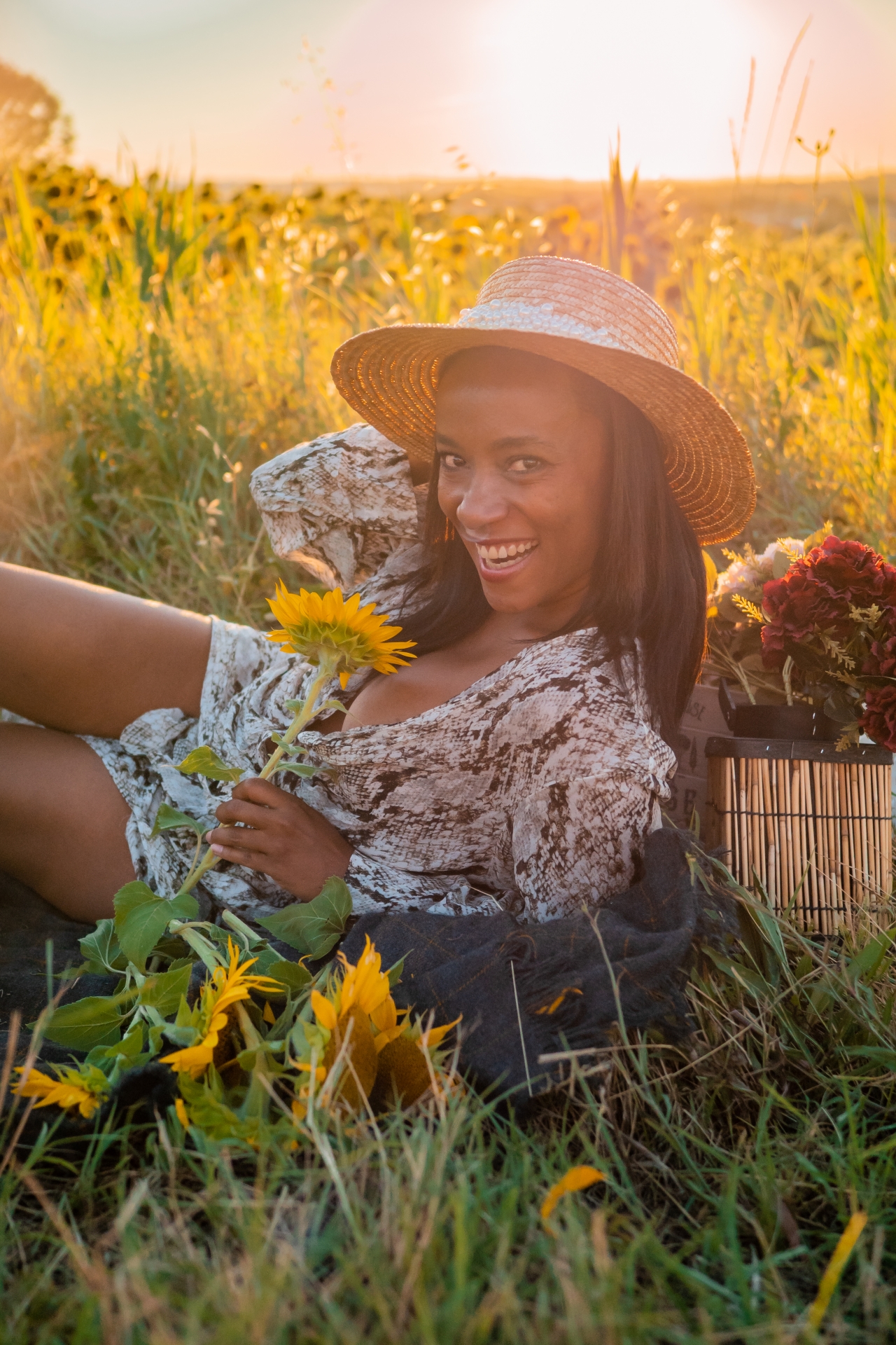 Photo shoots in sunflower fields, Photographer in Italy